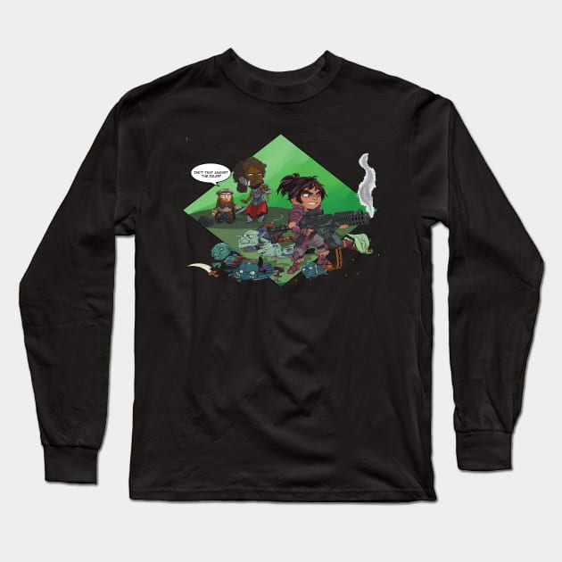 Against the Rules? Long Sleeve T-Shirt by masciajames